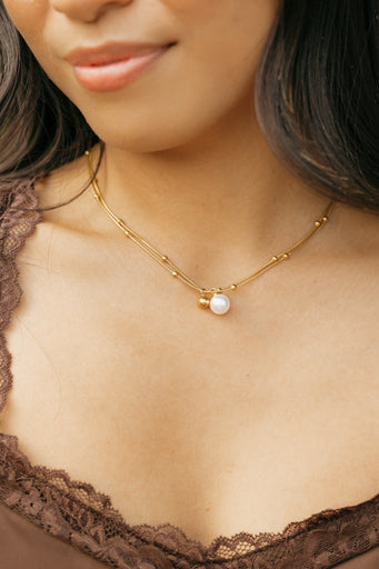 Juliette Necklace-18K Gold Plated