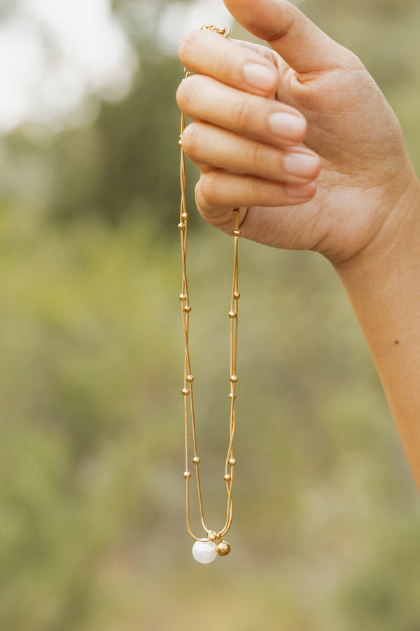 Juliette Necklace-18K Gold Plated