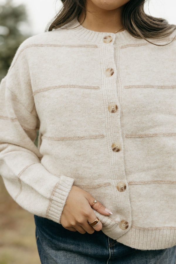 Prescott Cardigan-Oatmeal