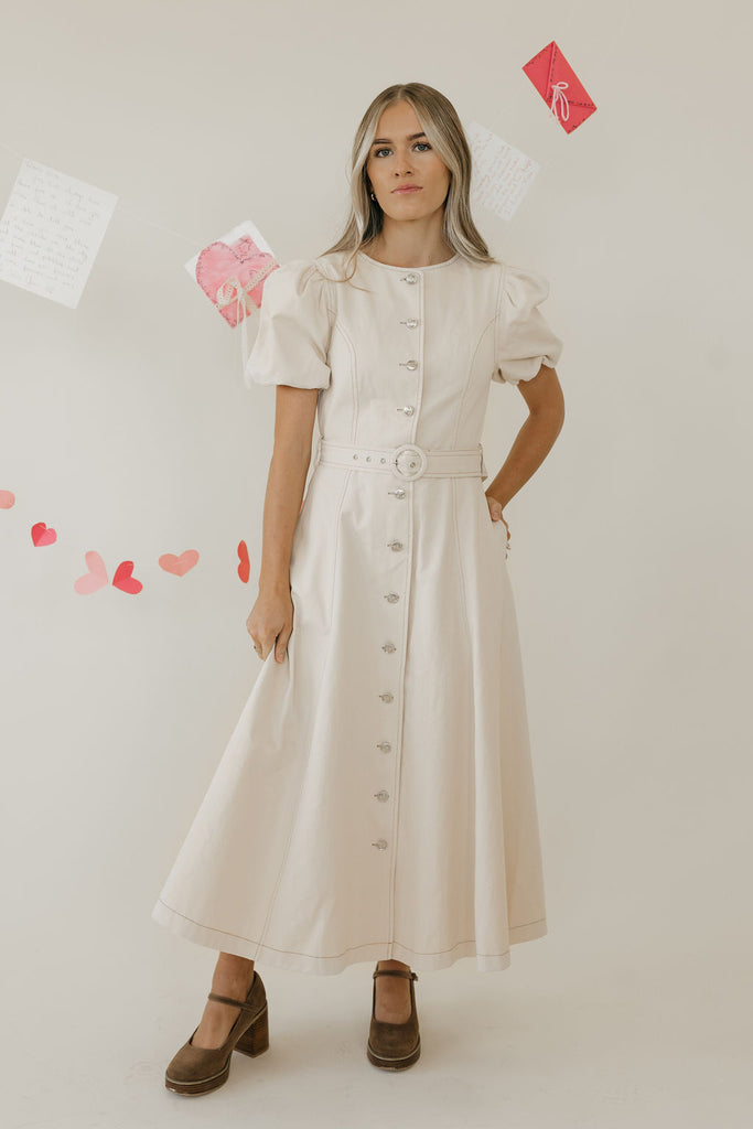 Brynn Dress-Cream