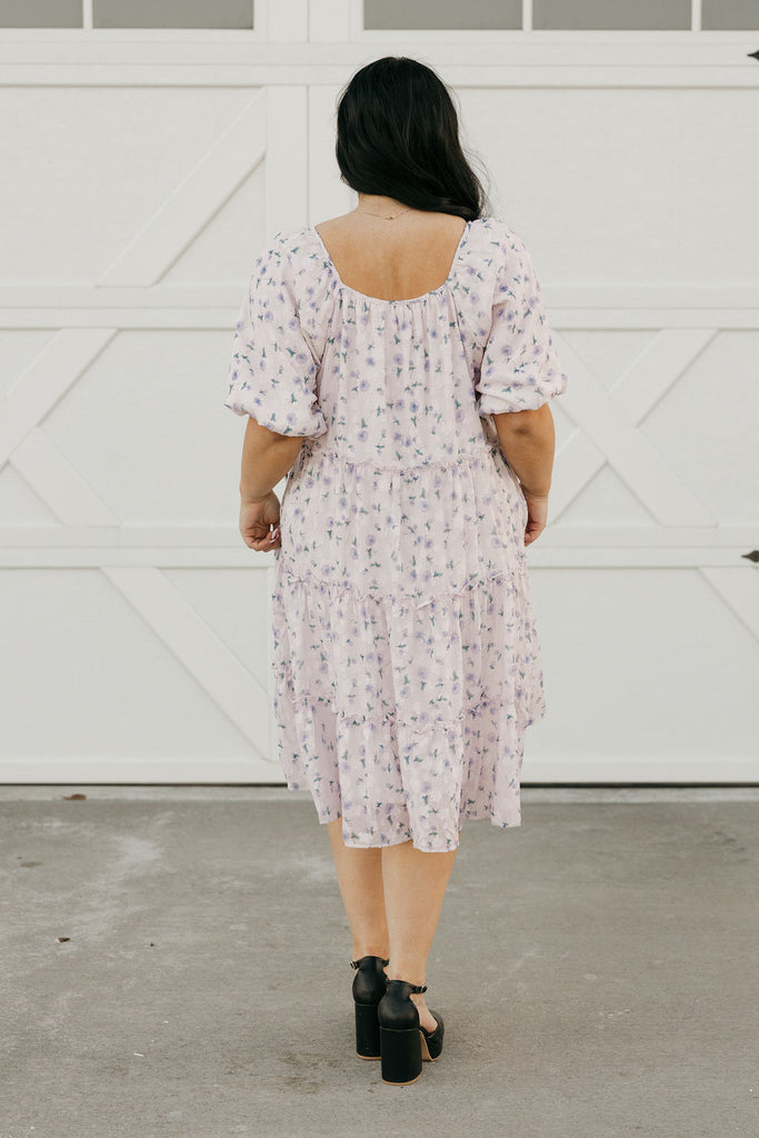 chinese dress ladies Kenley Dress-Periwinkle Floral – Love Olive Co