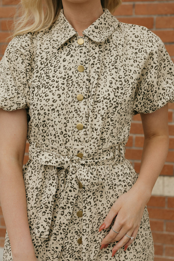 Melina Dress-Natural