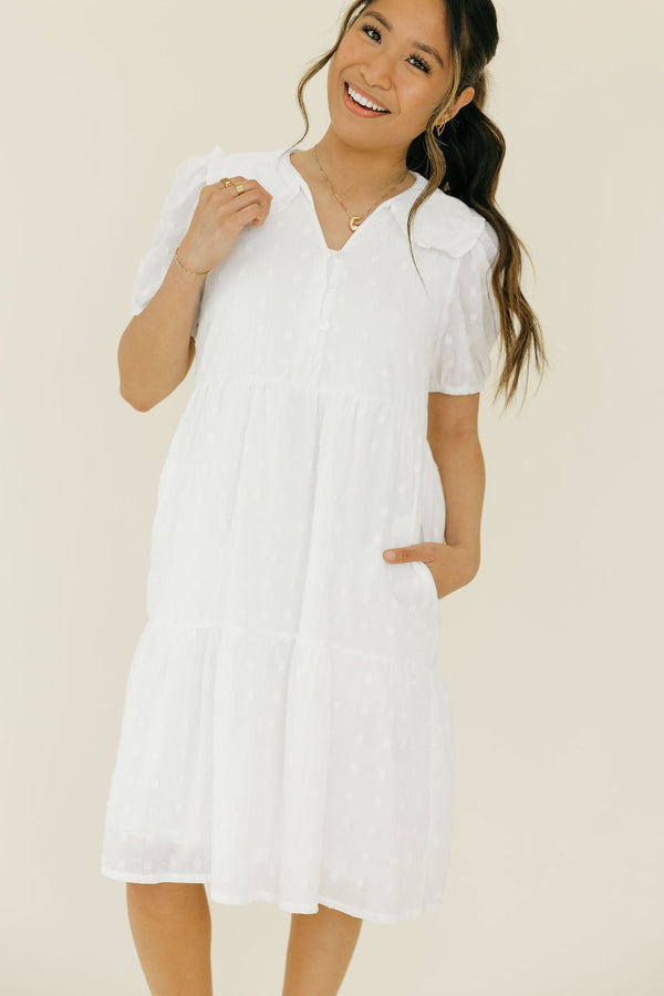 Jeanie Dress-Ivory