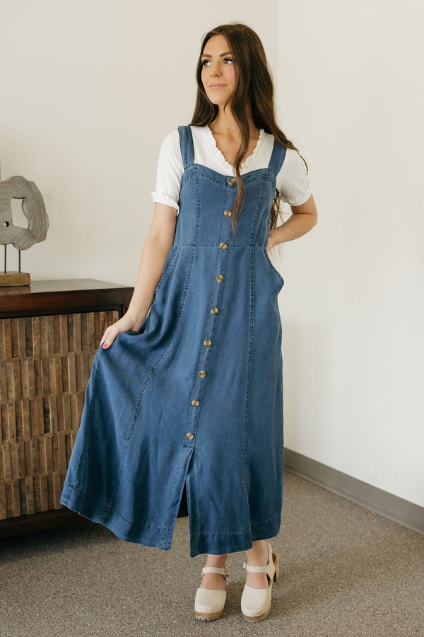 River Dress-Denim