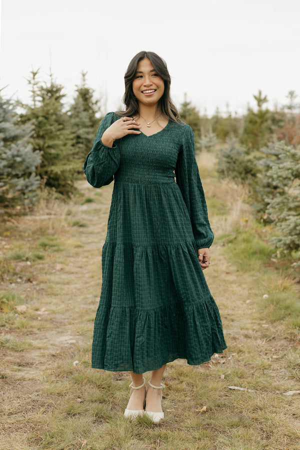 Amber Dress-Emerald