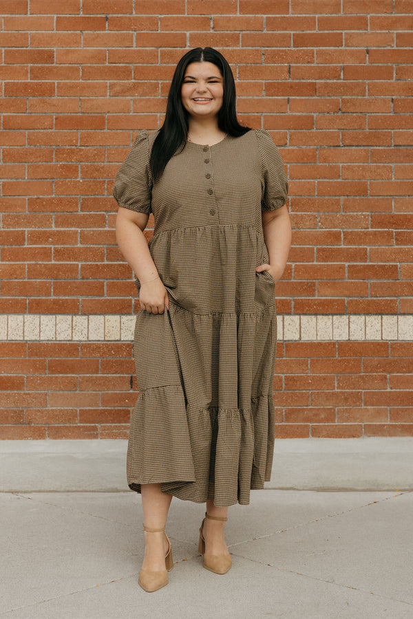 Naomi Dress-Olive