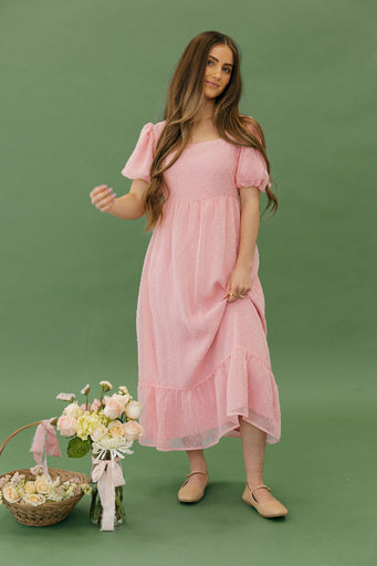 Grandview Dress-Bubblegum