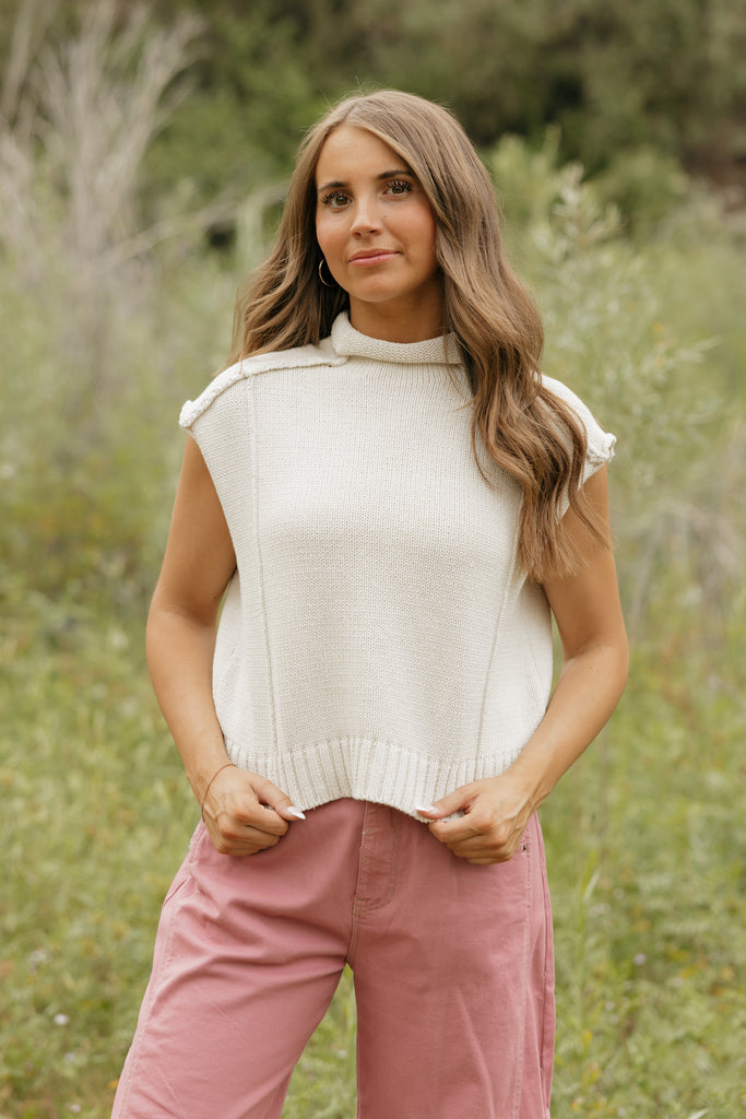 Amber Top-Oatmeal