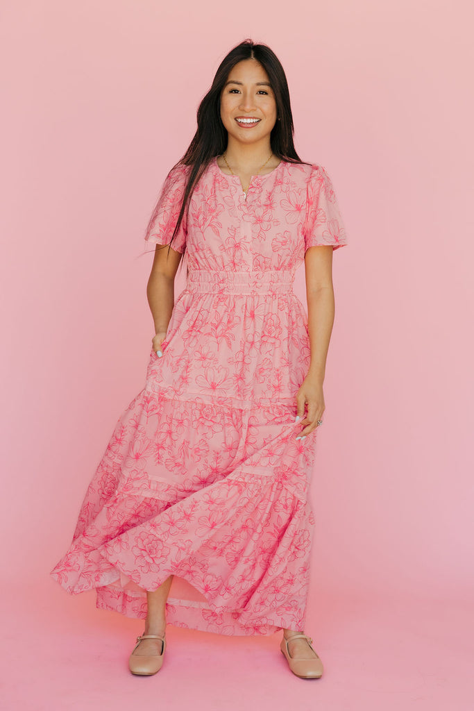 caribbean dress women Caribbean Dress-Pink Multi – Love Olive Co