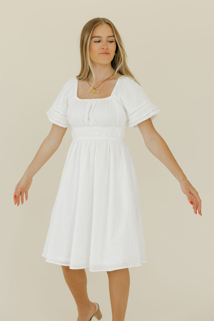 Kensington Dress-Ivory – Love Olive Co