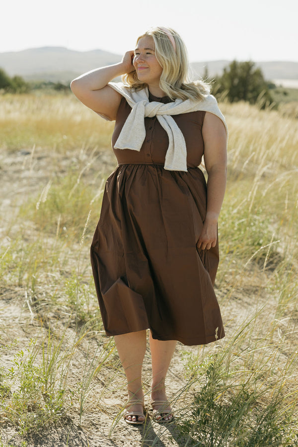 Maisie Dress-Brown