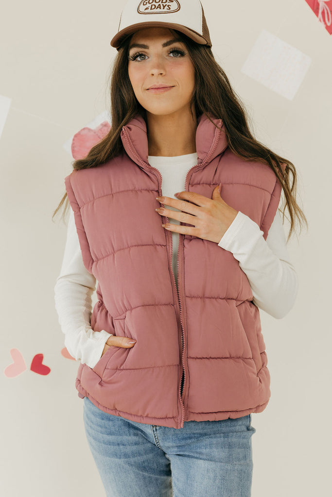 Carlyn Vest-Mauve