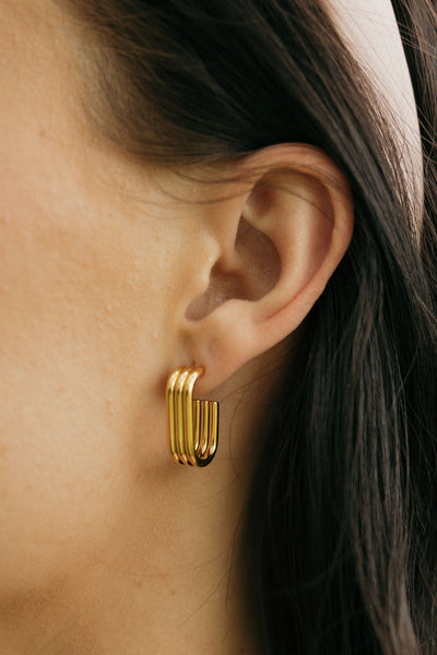 Tanna Earrings-Gold