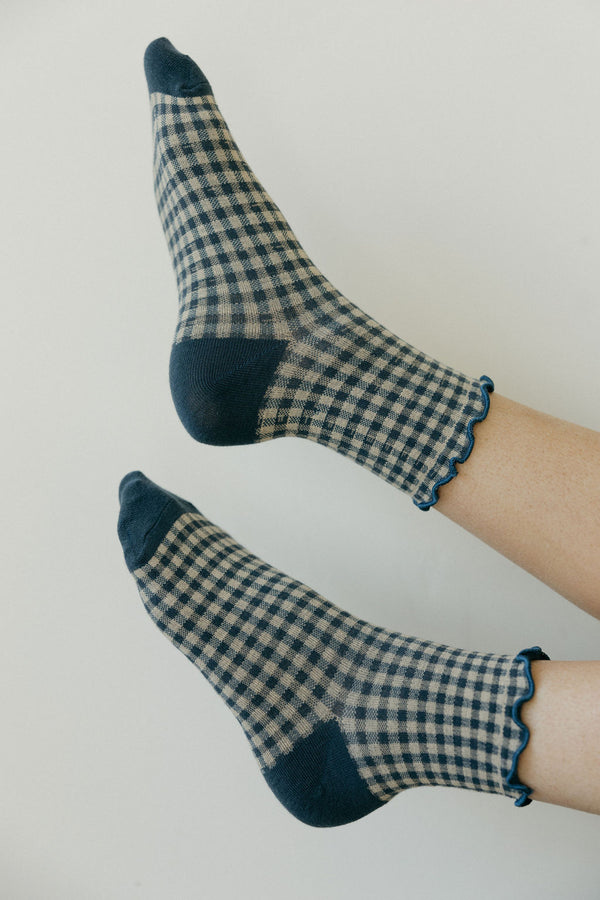 Gingham Socks