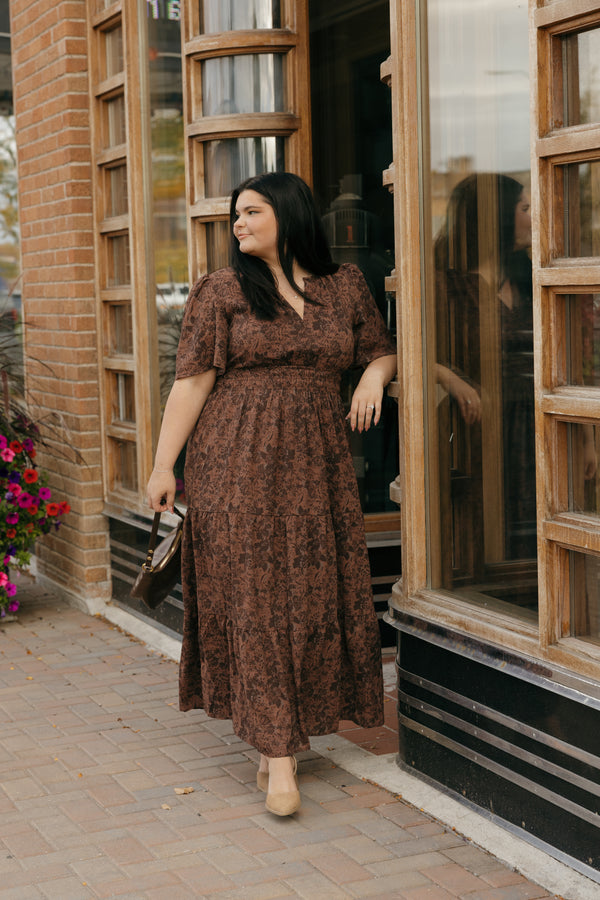 Angelina Dress-Cherrywood