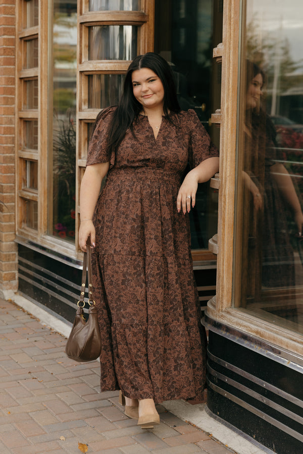 Angelina Dress-Cherrywood