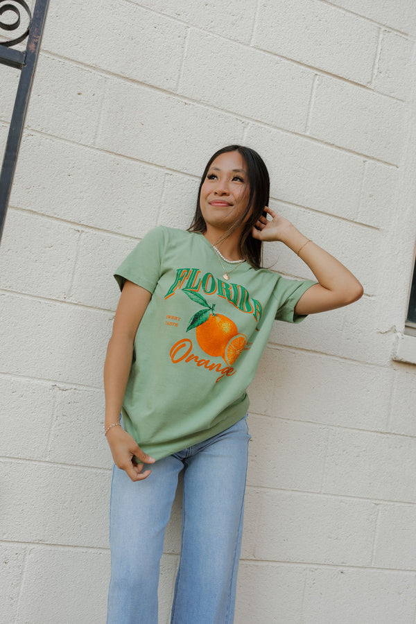 Sweet Orange Tee-Mint