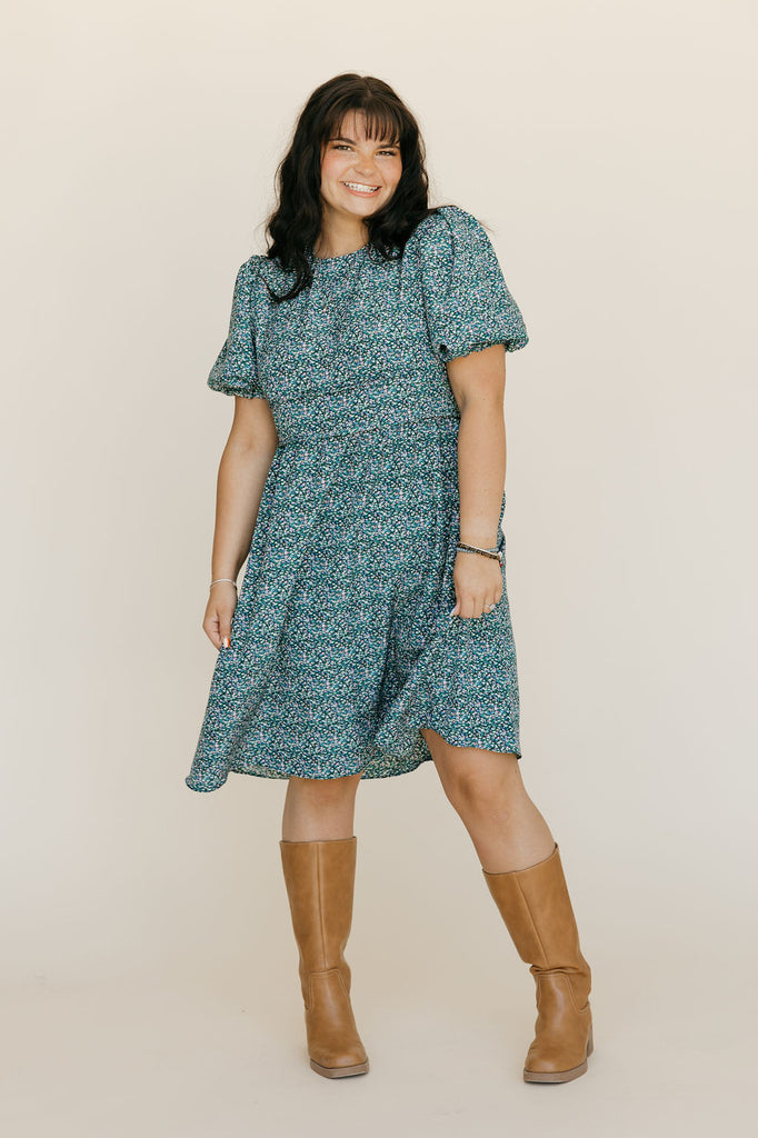 Andie Dress-Blue Floral