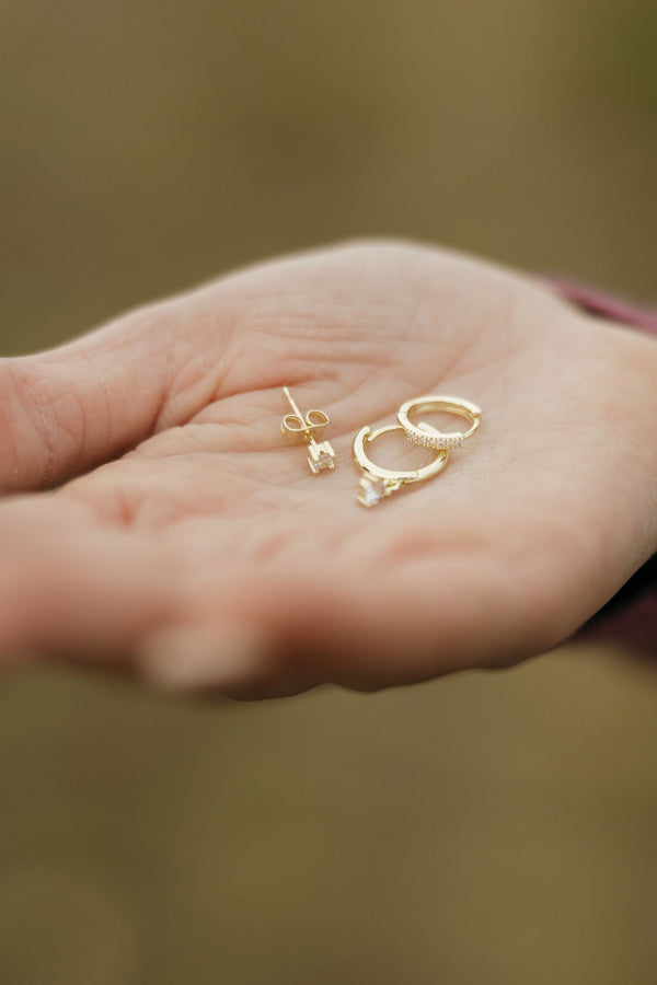 Cassie Earring Set-Gold