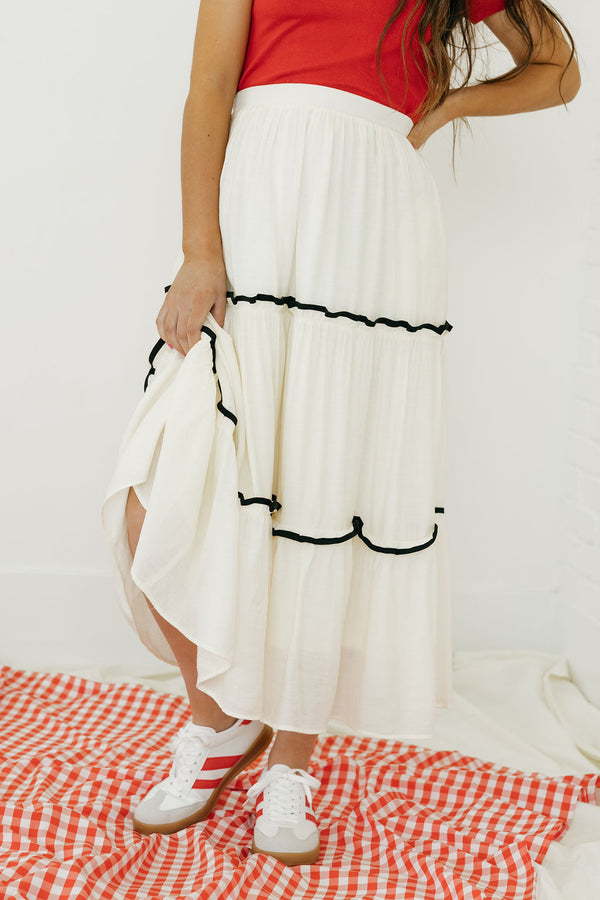 Cierra Skirt-Ivory