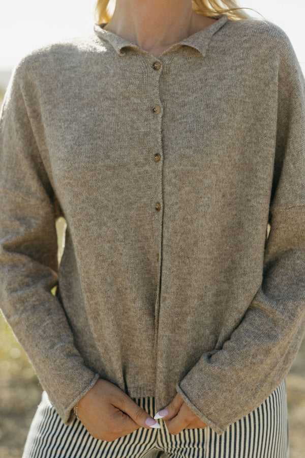 Juno Cardigan-Mocha