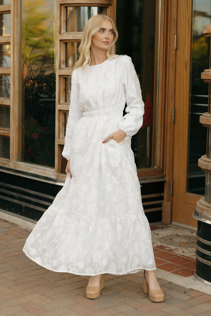 Elisabeth Dress-Pure White