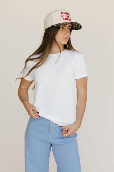 Double Layer Tee-White – Love Olive Co