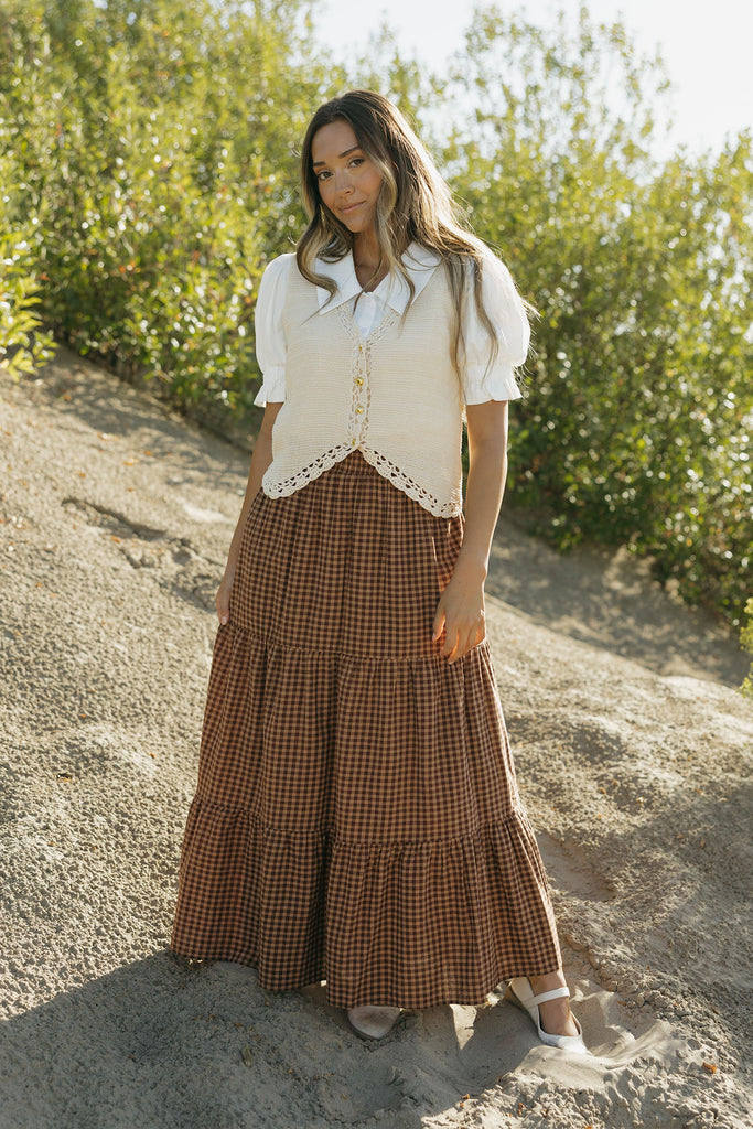 Marietta Crochet Vest-Cream – Love Olive Co