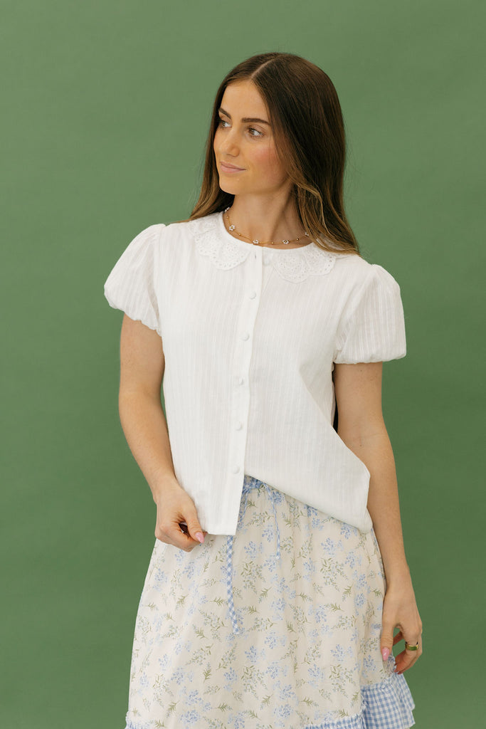 Darlene Top-White
