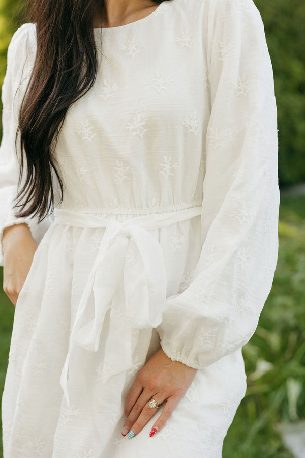 Augusta Dress-White