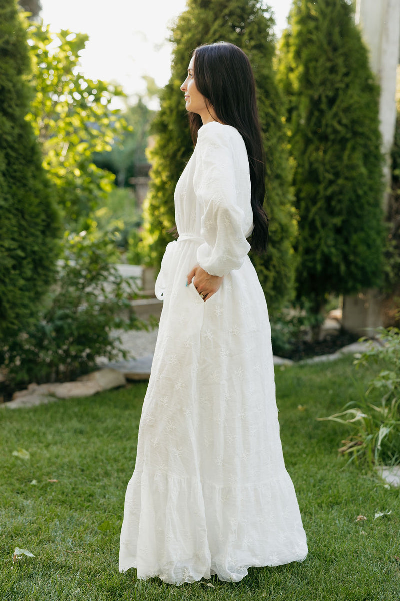 Augusta Dress-White – Love Olive Co