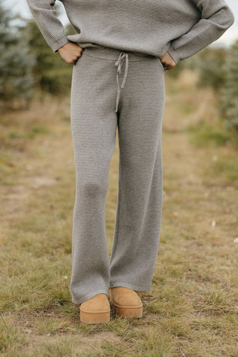 Piper Sweater Pants-Grey