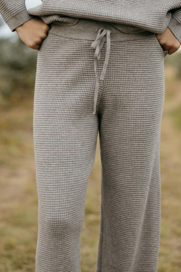 Piper Sweater Pants-Grey