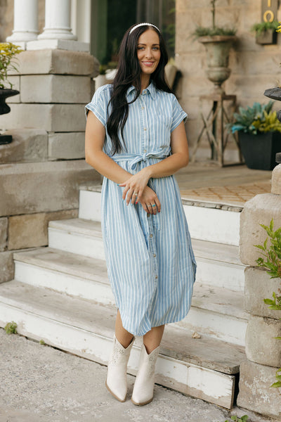 Burton Dress-Chambray