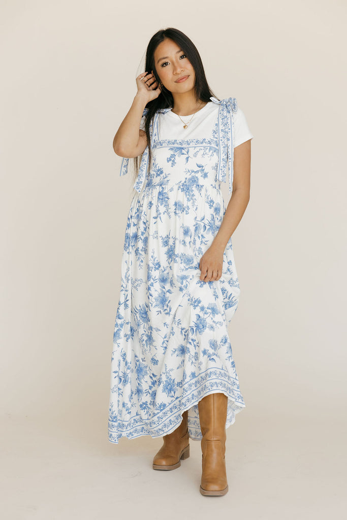 Florence Dress-Blue Floral