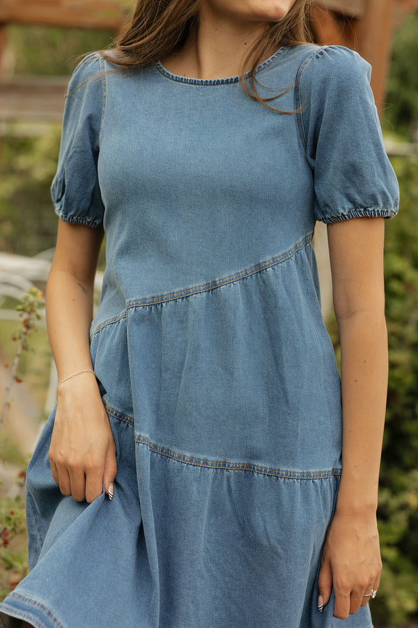 Mckinley Dress-Denim