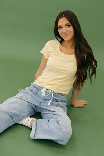 Geena Top-Butter Yellow