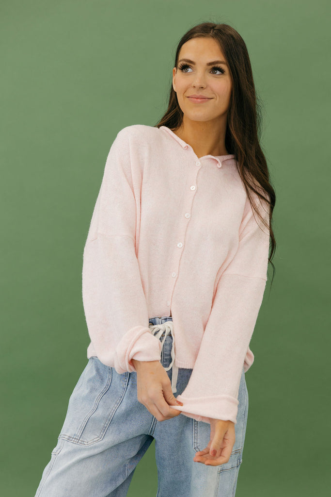 Juno Cardigan-Pink