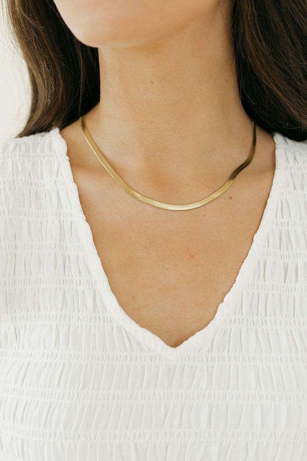 Venice Necklace-Gold
