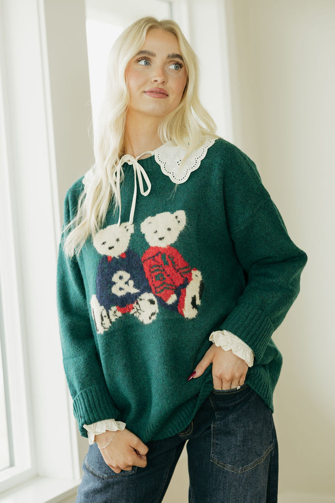 Teddy Sweater-Forest