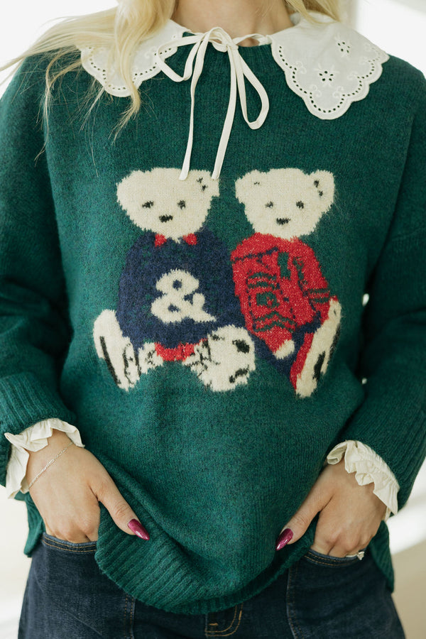 Teddy Sweater-Forest