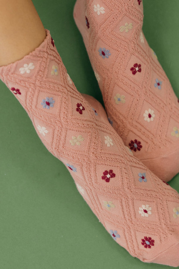 Marjorie Socks-Blush