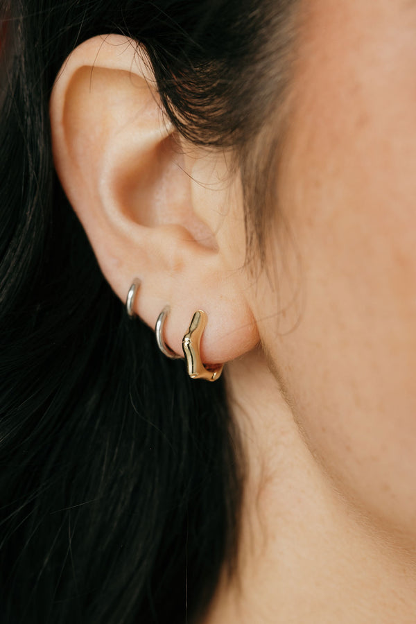 Bonnie Hoop Earrings-18K Gold Filled