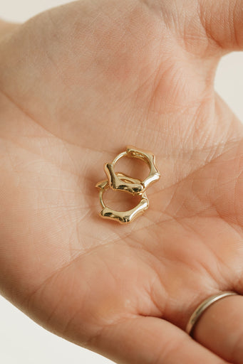 Bonnie Hoop Earrings-18K Gold Filled