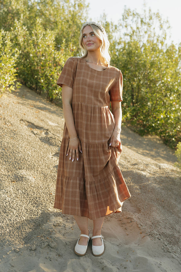 Frannie Dress-Tan