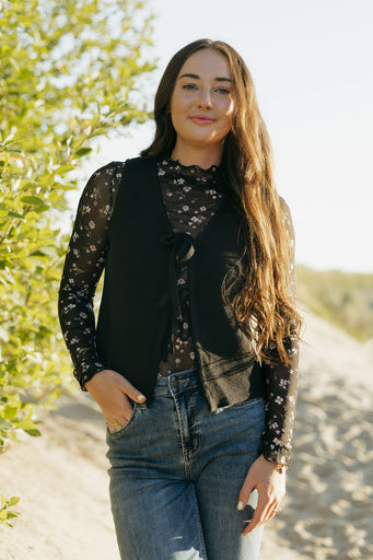 Lissa Vest-Black