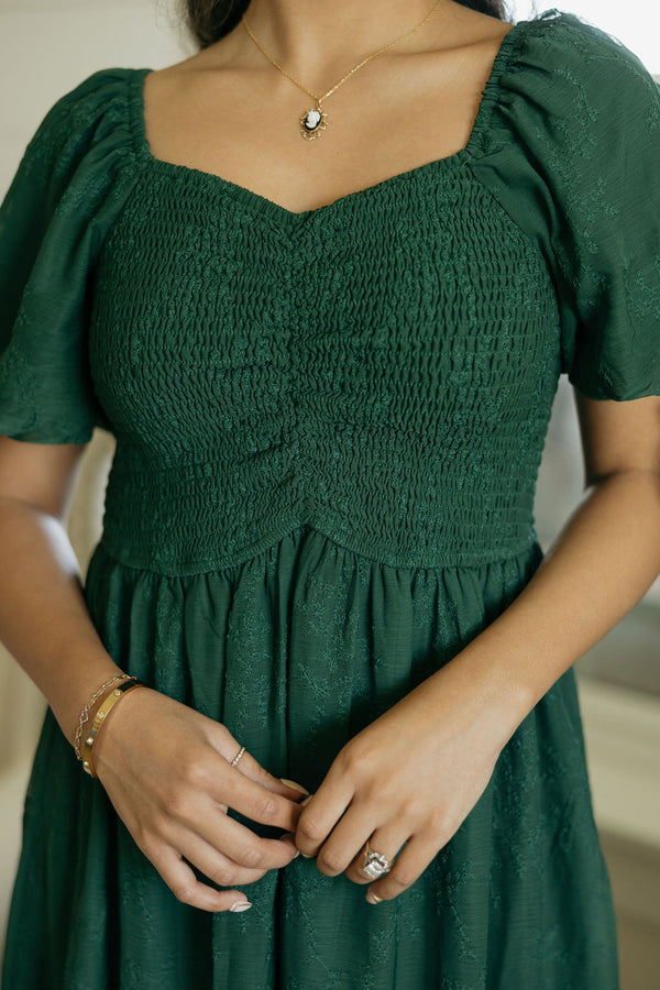 Margaret Dress-Hunter Green