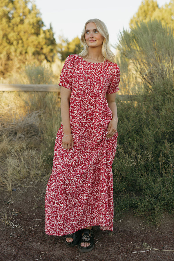 Angelica Dress-Red