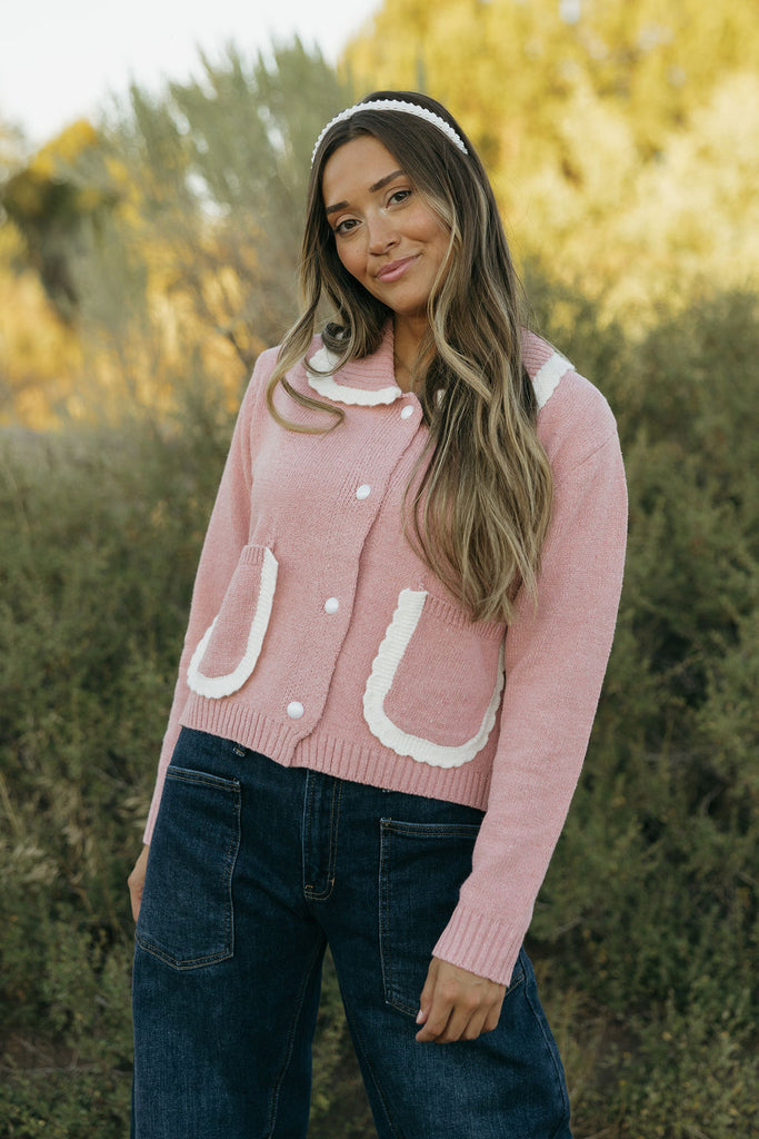 Maylin Cardigan-Mauve