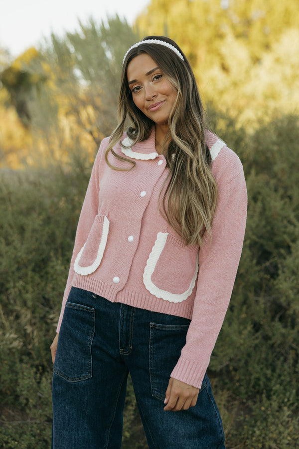 Maylin Cardigan-Mauve